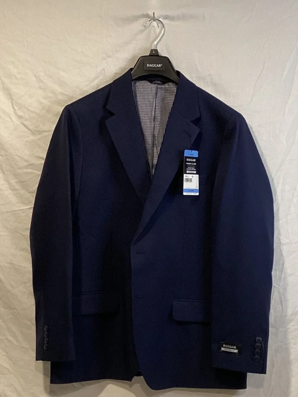 Haggar Men's Stretch Gabardine Tailored Fit Travel Blazer